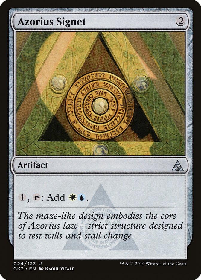 Sinete Azorius / Azorius Signet - Magic: The Gathering - MoxLand