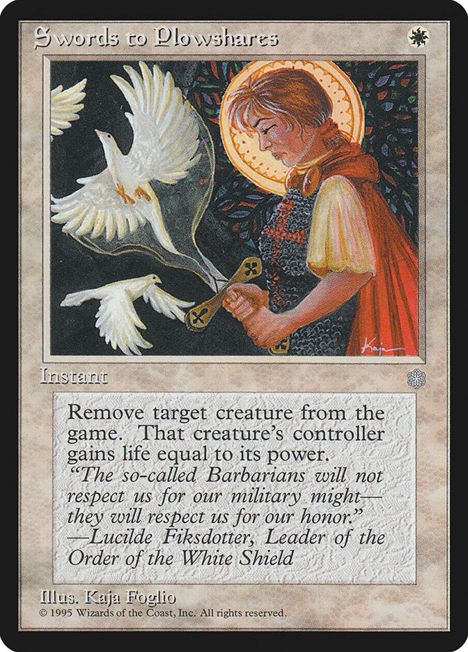 Espadas em Arados / Swords to Plowshares - Magic: The Gathering - MoxLand