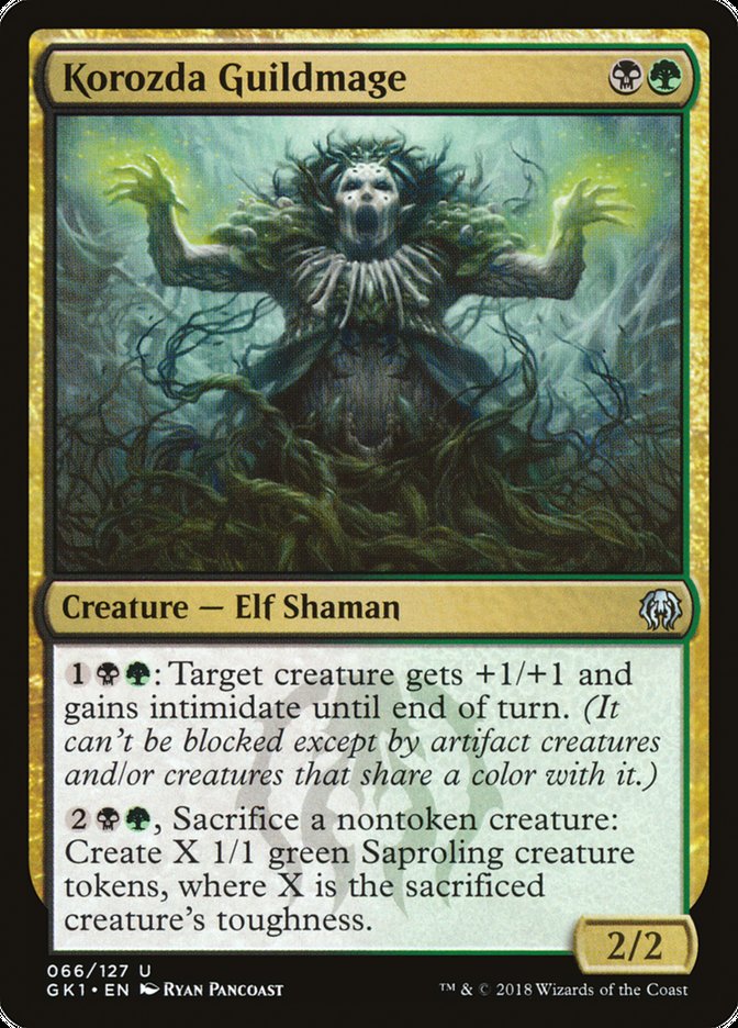 Mago de Guilda de Korozda / Korozda Guildmage - Magic: The Gathering - MoxLand