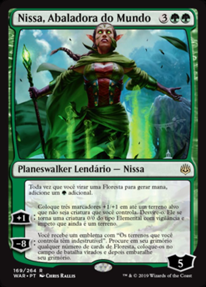 Nissa, Abaladora do Mundo / Nissa, Who Shakes the World - Magic: The Gathering - MoxLand