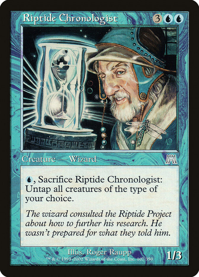 Cronologista da Rebentação / Riptide Chronologist - Magic: The Gathering - MoxLand