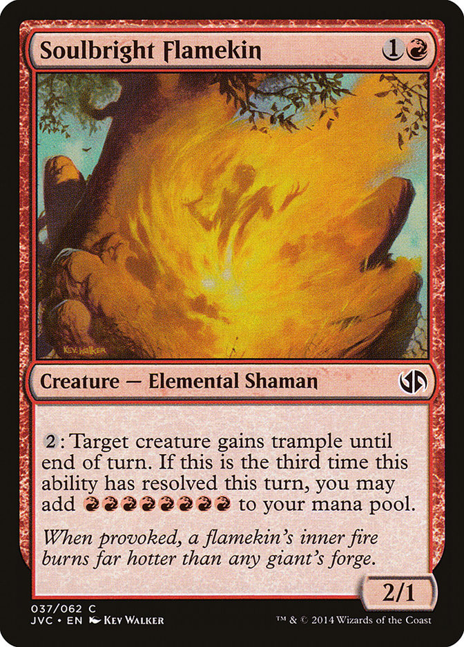 Flamíneo Brilhalma / Soulbright Flamekin - Magic: The Gathering - MoxLand