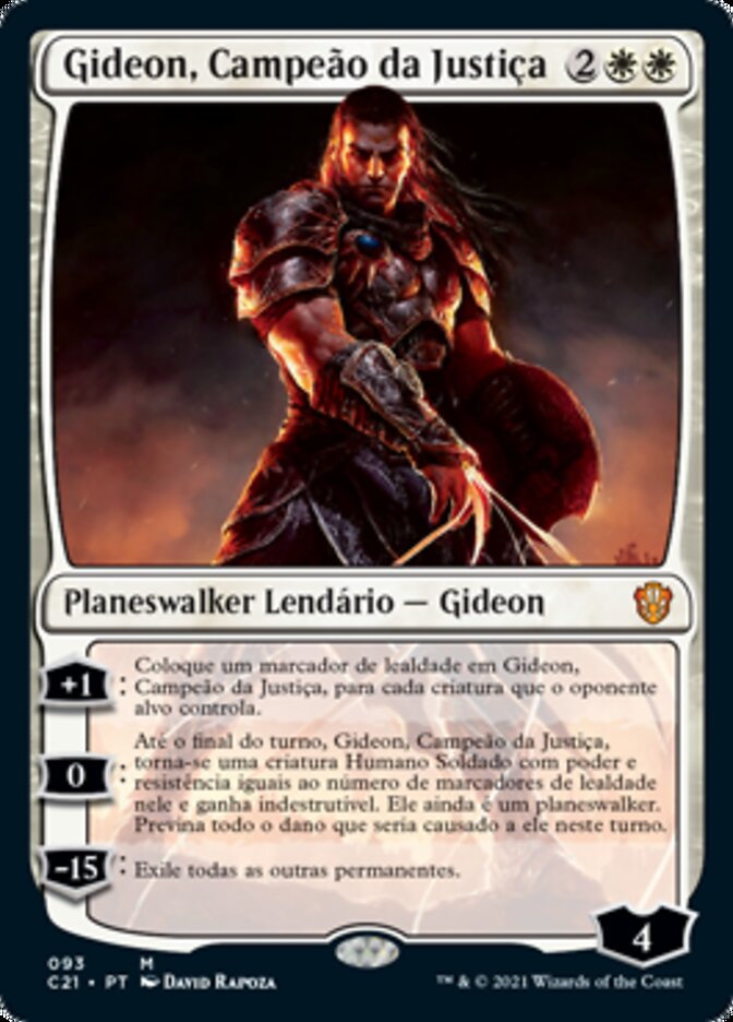 Gideon, Campeão da Justiça / Gideon, Champion of Justice - Magic: The Gathering - MoxLand