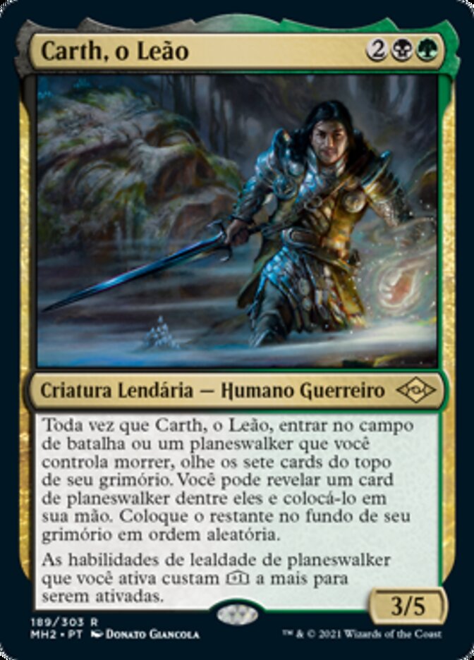 Carth, o Leão / Carth the Lion - Magic: The Gathering - MoxLand