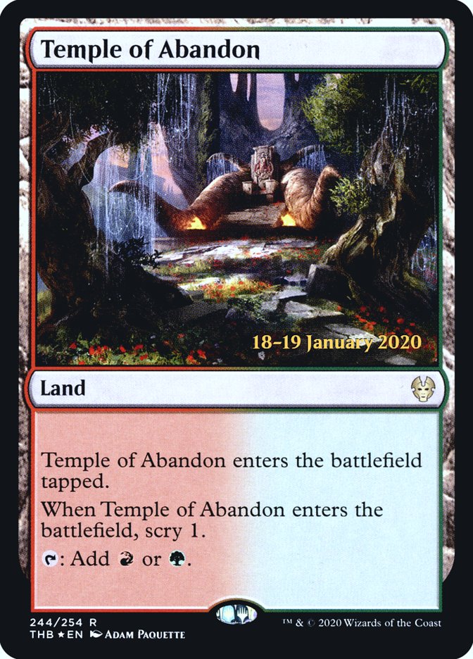 Templo do Abandono / Temple of Abandon - Magic: The Gathering - MoxLand