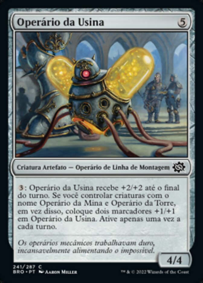 Operário da Usina / Power Plant Worker - Magic: The Gathering - MoxLand