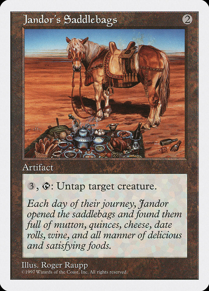 Alforjes de Jandor / Jandor's Saddlebags - Magic: The Gathering - MoxLand