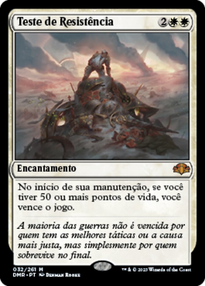 Teste de Resistência / Test of Endurance - Magic: The Gathering - MoxLand