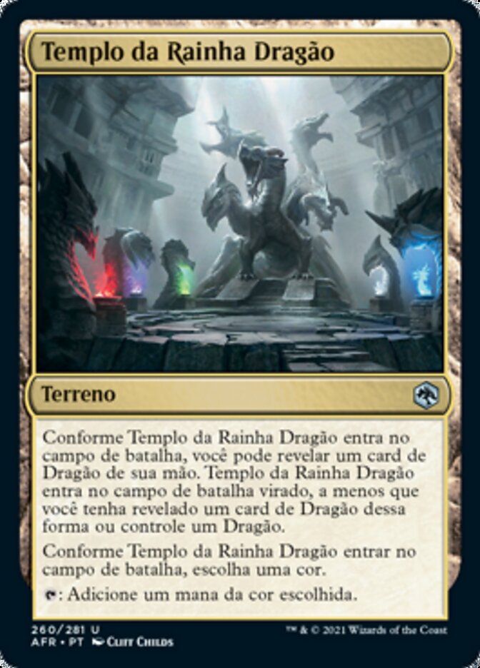 Templo da Rainha Dragão / Temple of the Dragon Queen - Magic: The Gathering - MoxLand