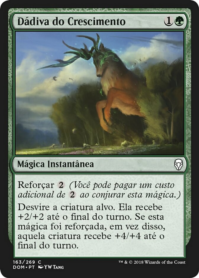 Dádiva do Crescimento / Gift of Growth - Magic: The Gathering - MoxLand