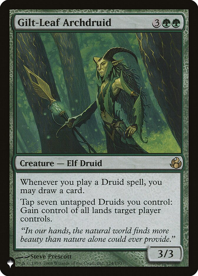 Arqueodruida de Folha D'Ouro / Gilt-Leaf Archdruid - Magic: The Gathering - MoxLand