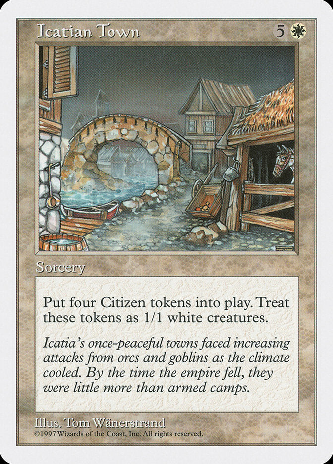 Cidade Icatiana / Icatian Town - Magic: The Gathering - MoxLand