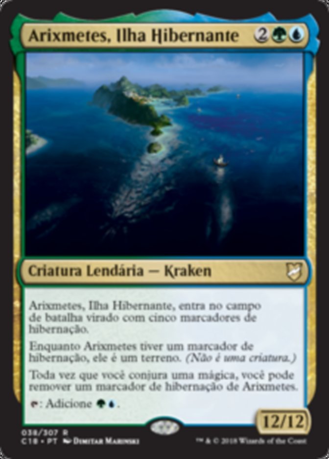 Arixmetes, Ilha Hibernante / Arixmethes, Slumbering Isle - Magic: The Gathering - MoxLand