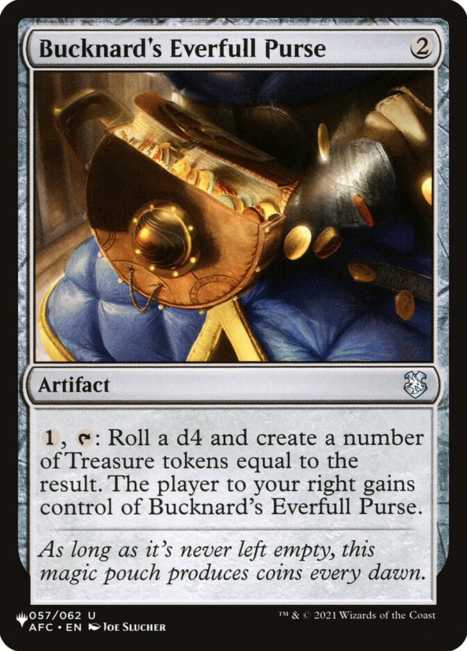 Bolsa Semprecheia de Bucknard / Bucknard's Everfull Purse - Magic: The Gathering - MoxLand