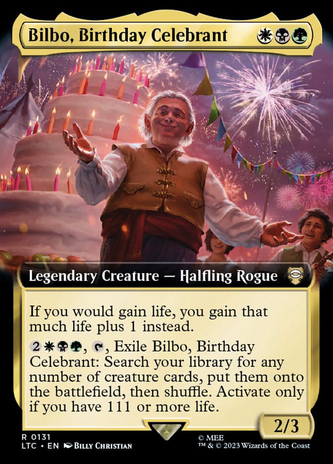 Bilbo, Aniversariante / Bilbo, Birthday Celebrant - Magic: The Gathering - MoxLand