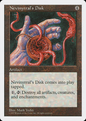 Disco de Nevinyrral / Nevinyrral's Disk - Magic: The Gathering - MoxLand