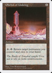 Obelisco do Desfazer / Obelisk of Undoing - Magic: The Gathering - MoxLand