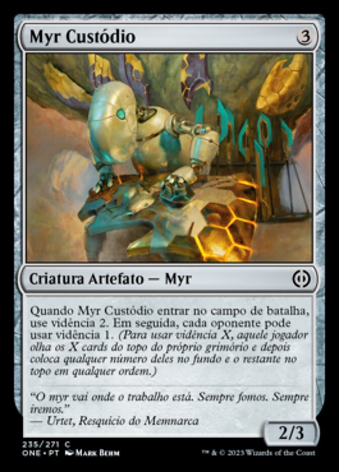 Myr Custódio / Myr Custodian - Magic: The Gathering - MoxLand