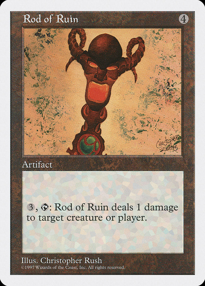 Bastão da Ruína / Rod of Ruin - Magic: The Gathering - MoxLand