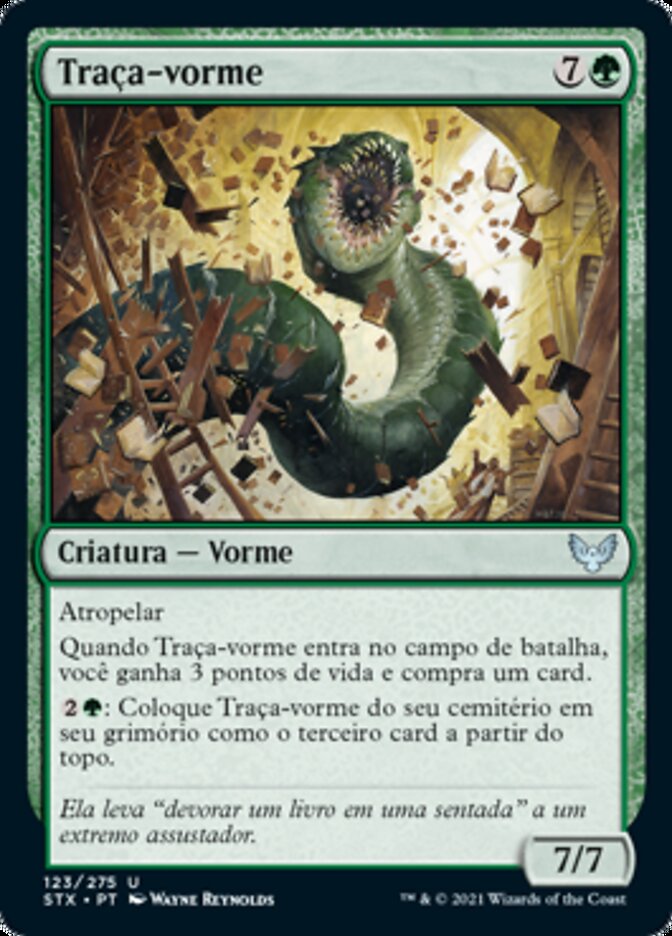 Traça-vorme / Bookwurm - Magic: The Gathering - MoxLand