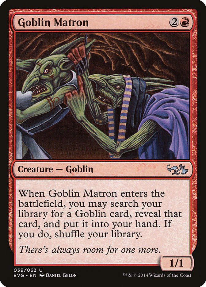 Matrona Goblin / Goblin Matron - Magic: The Gathering - MoxLand