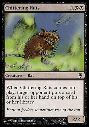 Ratos Chiadores / Chittering Rats - Magic: The Gathering - MoxLand