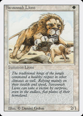 Leões da Savana / Savannah Lions - Magic: The Gathering - MoxLand