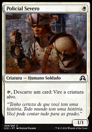 Policial Severo / Stern Constable - Magic: The Gathering - MoxLand