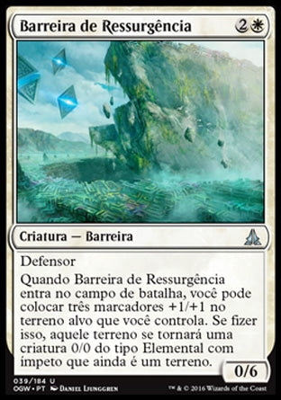 Barreira de Ressurgência / Wall of Resurgence - Magic: The Gathering - MoxLand