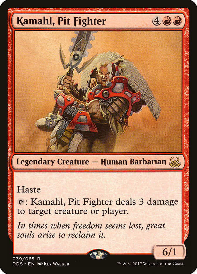 Kamahl, Lutador da Liça / Kamahl, Pit Fighter - Magic: The Gathering - MoxLand