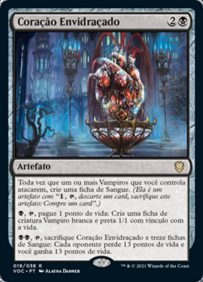 Coração Envidraçado / Glass-Cast Heart - Magic: The Gathering - MoxLand