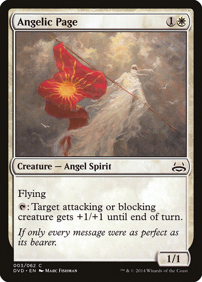 Pajem Angelical / Angelic Page - Magic: The Gathering - MoxLand