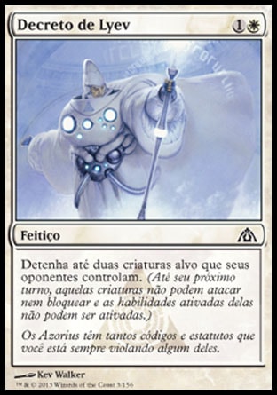 Decreto de Lyev / Lyev Decree - Magic: The Gathering - MoxLand