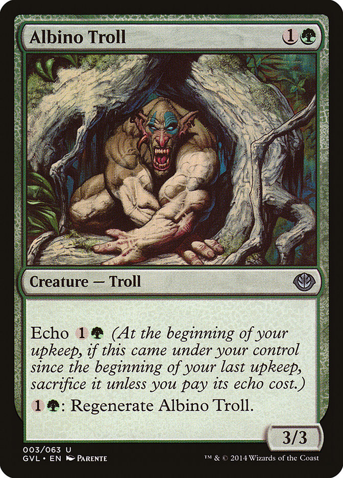 Trol Albino / Albino Troll - Magic: The Gathering - MoxLand