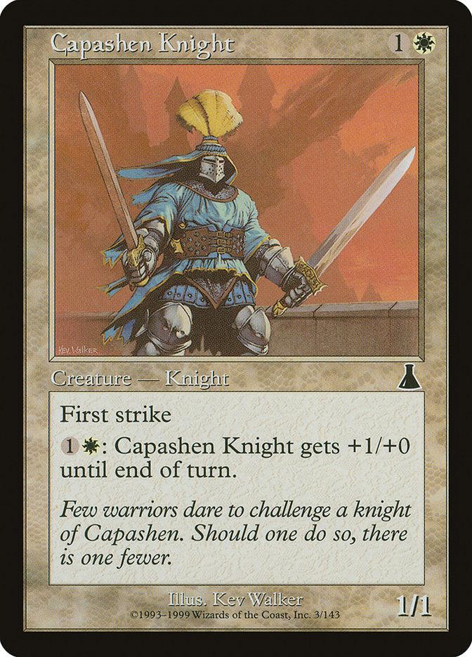 Cavaleiro Capasheno / Capashen Knight - Magic: The Gathering - MoxLand