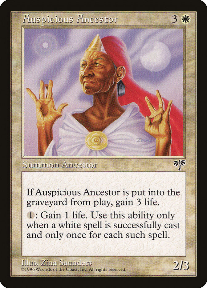 Antepassado Auspicioso / Auspicious Ancestor - Magic: The Gathering - MoxLand