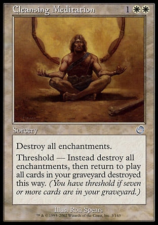 Meditação Purificadora / Cleansing Meditation - Magic: The Gathering - MoxLand