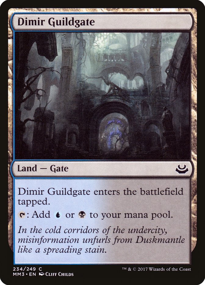 Portão da Guilda Dimir / Dimir Guildgate - Magic: The Gathering - MoxLand