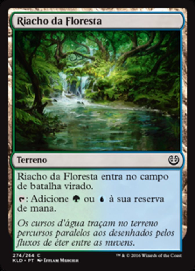 Riacho da Floresta / Woodland Stream - Magic: The Gathering - MoxLand