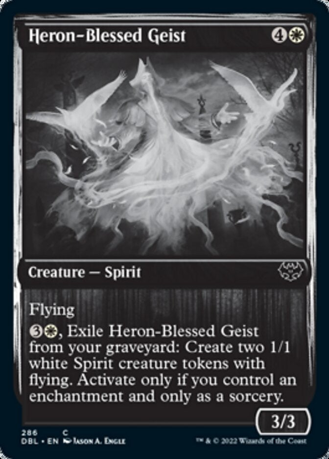 Geist Abençoado pela Garça / Heron-Blessed Geist - Magic: The Gathering - MoxLand