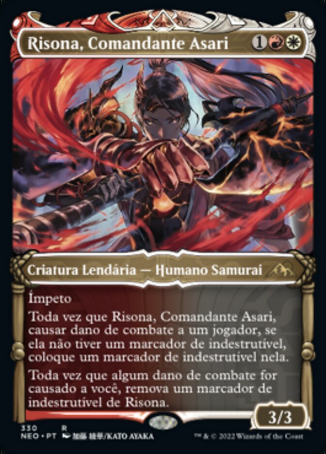 Risona, Comandante Asari / Risona, Asari Commander - Magic: The Gathering - MoxLand
