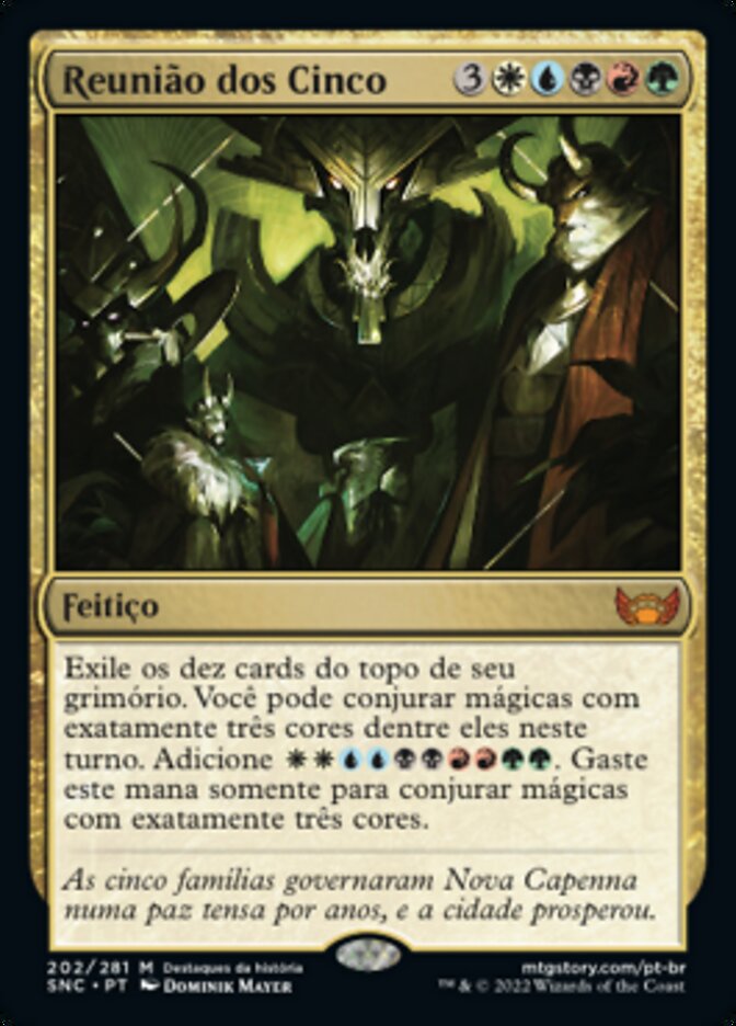 Reunião dos Cinco / Meeting of the Five - Magic: The Gathering - MoxLand