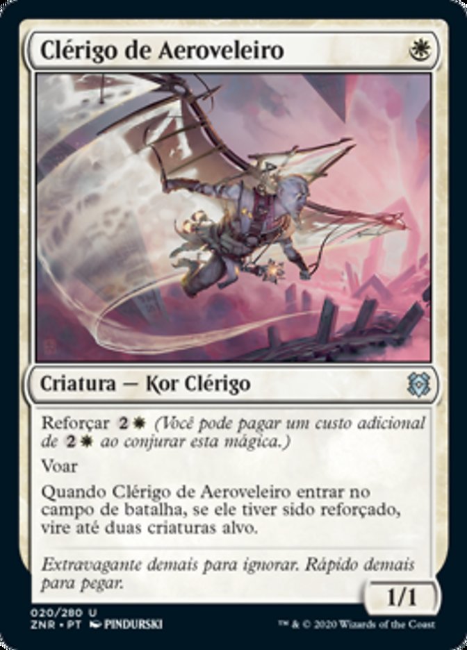 Clérigo de Aeroveleiro / Kitesail Cleric - Magic: The Gathering - MoxLand