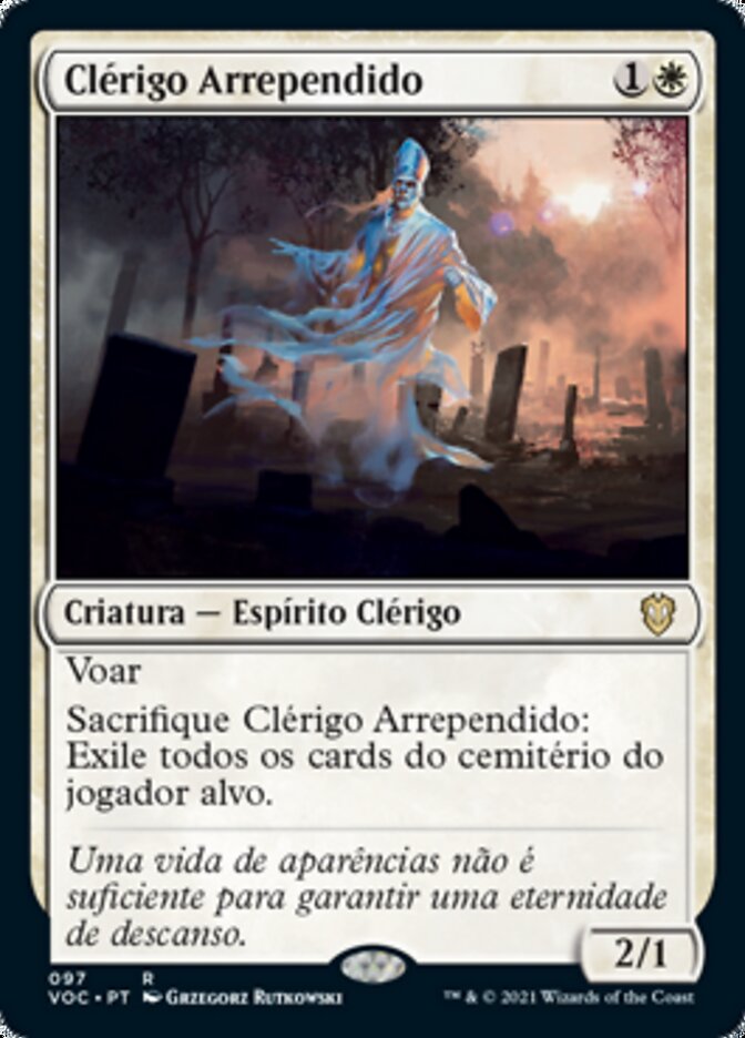 Clérigo Arrependido / Remorseful Cleric - Magic: The Gathering - MoxLand