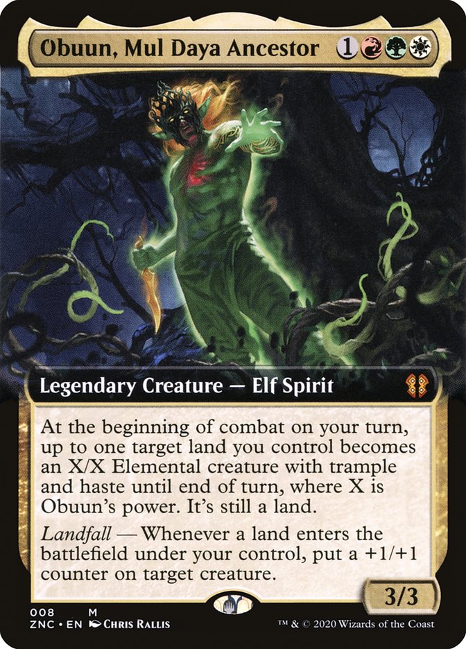 Obuun, Antepassado dos Mul Daya / Obuun, Mul Daya Ancestor - Magic: The Gathering - MoxLand