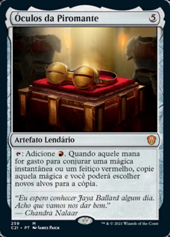 Óculos da Piromante / Pyromancer's Goggles - Magic: The Gathering - MoxLand