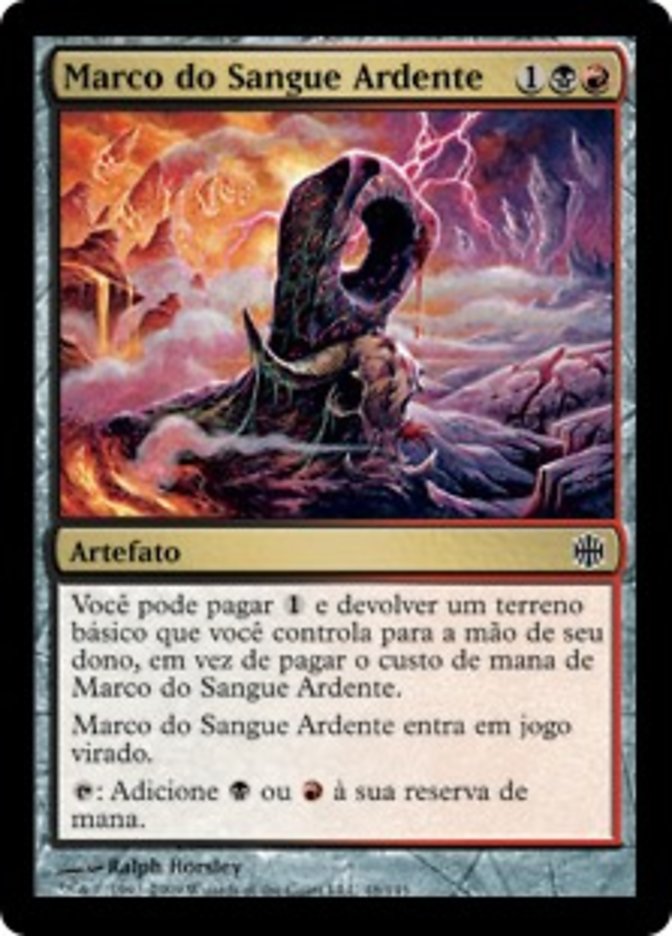 Marco do Sangue Ardente / Veinfire Borderpost - Magic: The Gathering - MoxLand