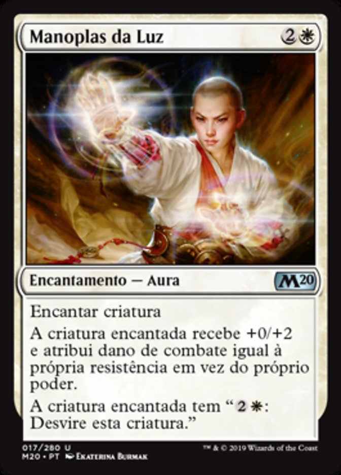 Manoplas da Luz / Gauntlets of Light - Magic: The Gathering - MoxLand