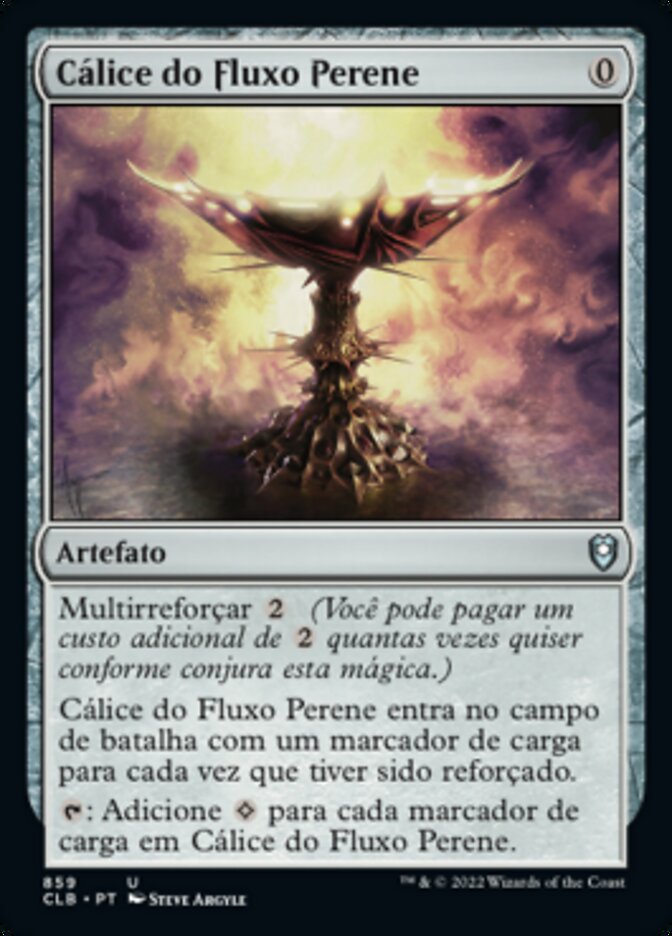 Cálice do Fluxo Perene / Everflowing Chalice - Magic: The Gathering - MoxLand