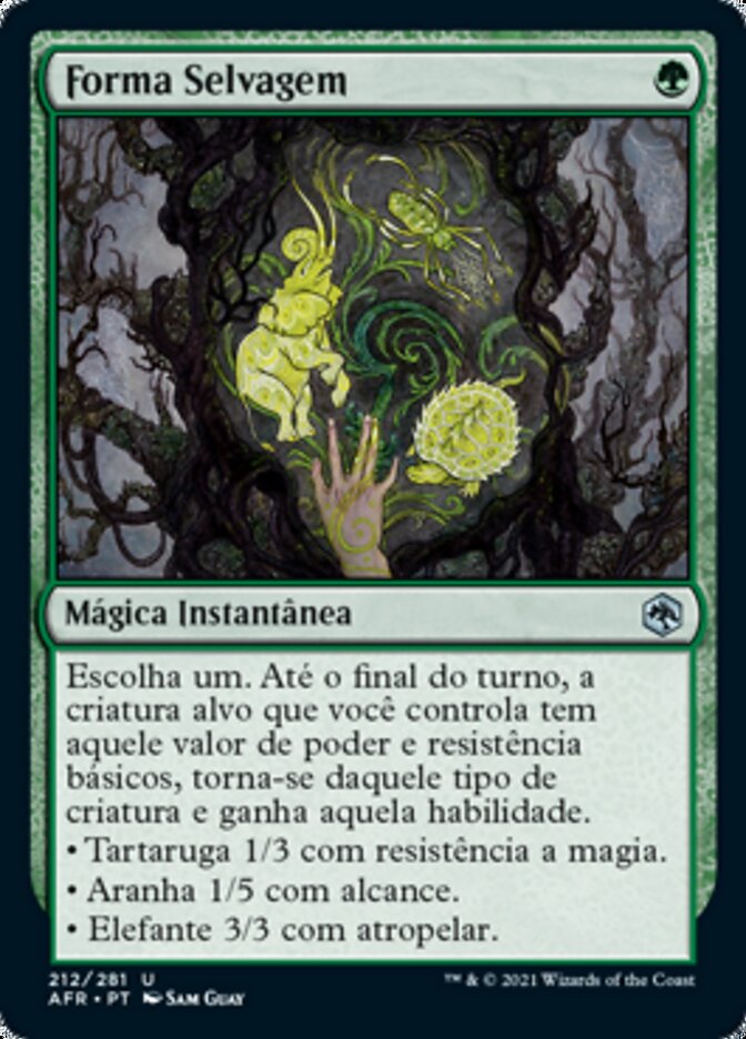 Forma Selvagem / Wild Shape - Magic: The Gathering - MoxLand